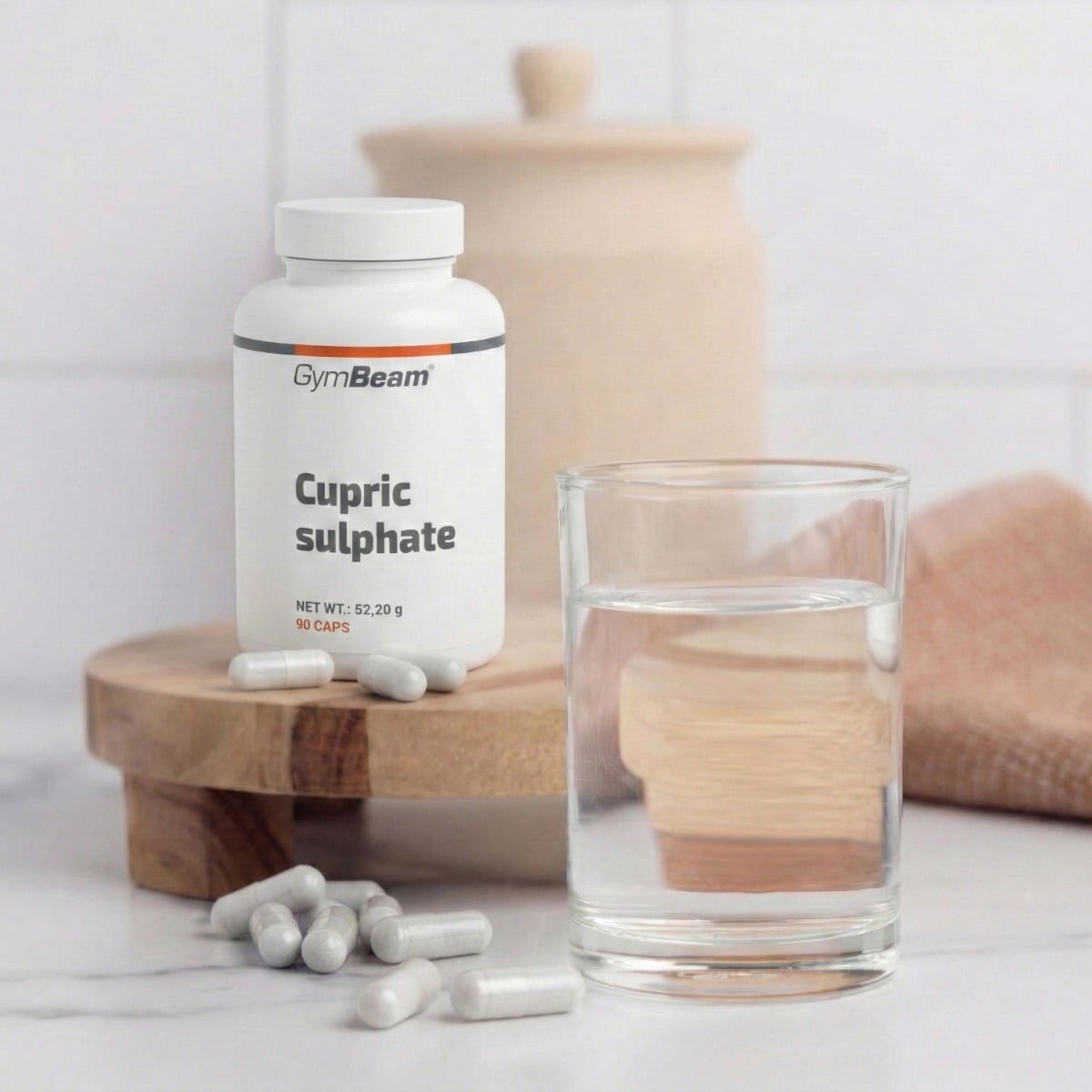Cupric sulphate - GymBeam 90 caps
