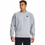 Rival Fleece Crew Grey férfi kapucnis pulóver - Under Armour XS