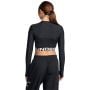 HeatGear Rib 1/4 Zip LS top Black - Under Armour XL