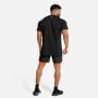 Men‘s T-shirt Bodybuilding Black - Squat Wolf S