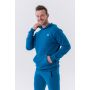 Pouch Pocket Blue férfi kapucnis pulóver – NEBBIA XXL