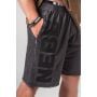 Washed Shorts NO BS Black - NEBBIA L