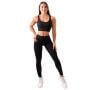 Mesh Panel női leggings Black - GymBeam M