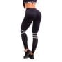 Stripes Black női leggings - GymBeam M