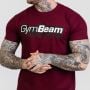 Beam póló Burgundy - GymBeam L