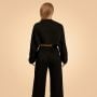 Bliss Cropped női pulóver Black - BeastPink S