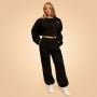 Bliss Cropped női pulóver Black - BeastPink S