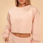 Bliss Cropped női pulóver Pink - BeastPink M