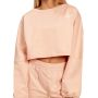 Bliss Cropped női pulóver Pink - BeastPink M