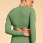 Hyper Crop Top Olivine - BeastPink M