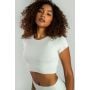 Essential női crop top Moon Grey - STRIX XS