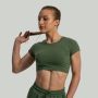 Essential női crop top Cedar Green - STRIX M