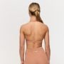 Fierce Halter Sports Bra Caramel - GymBeam XL