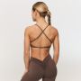 Fierce Sports Bra Cappuccino - GymBeam XL