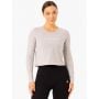 Foundation szürke női hosszú ujjú top - Ryderwear XS