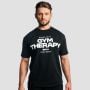 Gym Therapy póló Black - GymBeam L