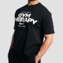 Gym Therapy póló Black - GymBeam L