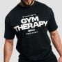 Gym Therapy póló Black - GymBeam L
