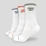 GymRat zokni 3Pack White - GymBeam M