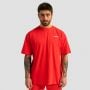 Limitless Oversized póló Hot Red - GymBeam S