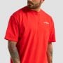 Limitless Oversized póló Hot Red - GymBeam S