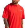 Limitless Oversized póló Hot Red - GymBeam S