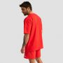 Limitless Oversized póló Hot Red - GymBeam S