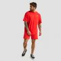 Limitless Oversized póló Hot Red - GymBeam S