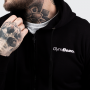 Zipper Hoodie Black pulóver - GymBeam XL