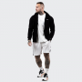 Zipper Hoodie Black pulóver - GymBeam XL
