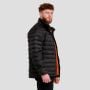 Puffer férfi kabát Black/Orange - GymBeam L