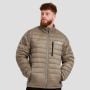Puffer férfi kabát Vetiver/Black - GymBeam XXL