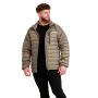 Puffer férfi kabát Vetiver/Black - GymBeam XXL