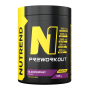 N1 Pre-Workout - Nutrend 10 x 17 g - kékmálna
