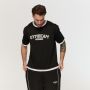 Varsity oversized póló Black - GymBeam XXXL