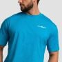 Limitless Oversized póló Aquamarine - GymBeam XXL