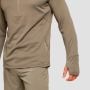 Pulse 1/2 Zip futófelső Vetiver - GymBeam XXL