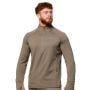 Pulse 1/2 Zip futófelső Vetiver - GymBeam XXL