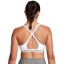 Crossback Low Sport Bra White - Under Armour XL