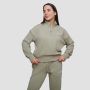 Agile 1/2 Zip női pulóver Sage - GymBeam XL