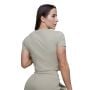 Agile Cropped póló Sage - GymBeam L