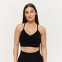 Sculpt varrásmentes sportmelltartó Black - GymBeam S