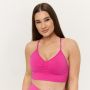Sculpt varrásmentes sportmelltartó Rose - GymBeam L