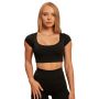 Sense Cropped női póló Black - BeastPink XS