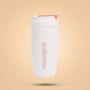 Thermo pohár 500 ml White - BeastPink single_variant