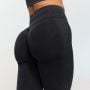 Women‘s Fierce Seamless Leggings Dark Grey - GymBeam XXL
