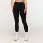 Women‘s Fierce V-back Leggings Black - GymBeam XXL