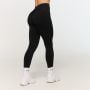 Women‘s Fierce V-back Leggings Black - GymBeam XXL