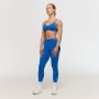 Women‘s Fierce V-back Leggings Blue - GymBeam XXL
