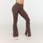 Women‘s Fierce V-back Pants Cappuccino - GymBeam XXL